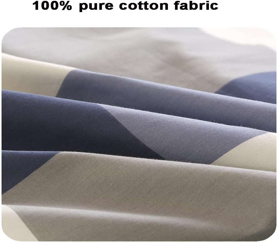 100% Cotton Floor Futon Mattress Cover Japanese Futon Mattress Cover with Zipper Shikibuton Bedsheet Covers Soft Skin-Friendly Dust Dustproof for Dormitory,B,90 * 200cm(Twin) - Image 2