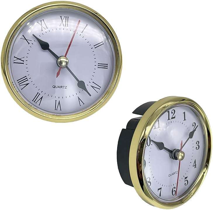 3-1/8Inch(80mm) Clock Insert Roman Numeral Round Watch Insert Trim for Decorating and Gifting - Image 3