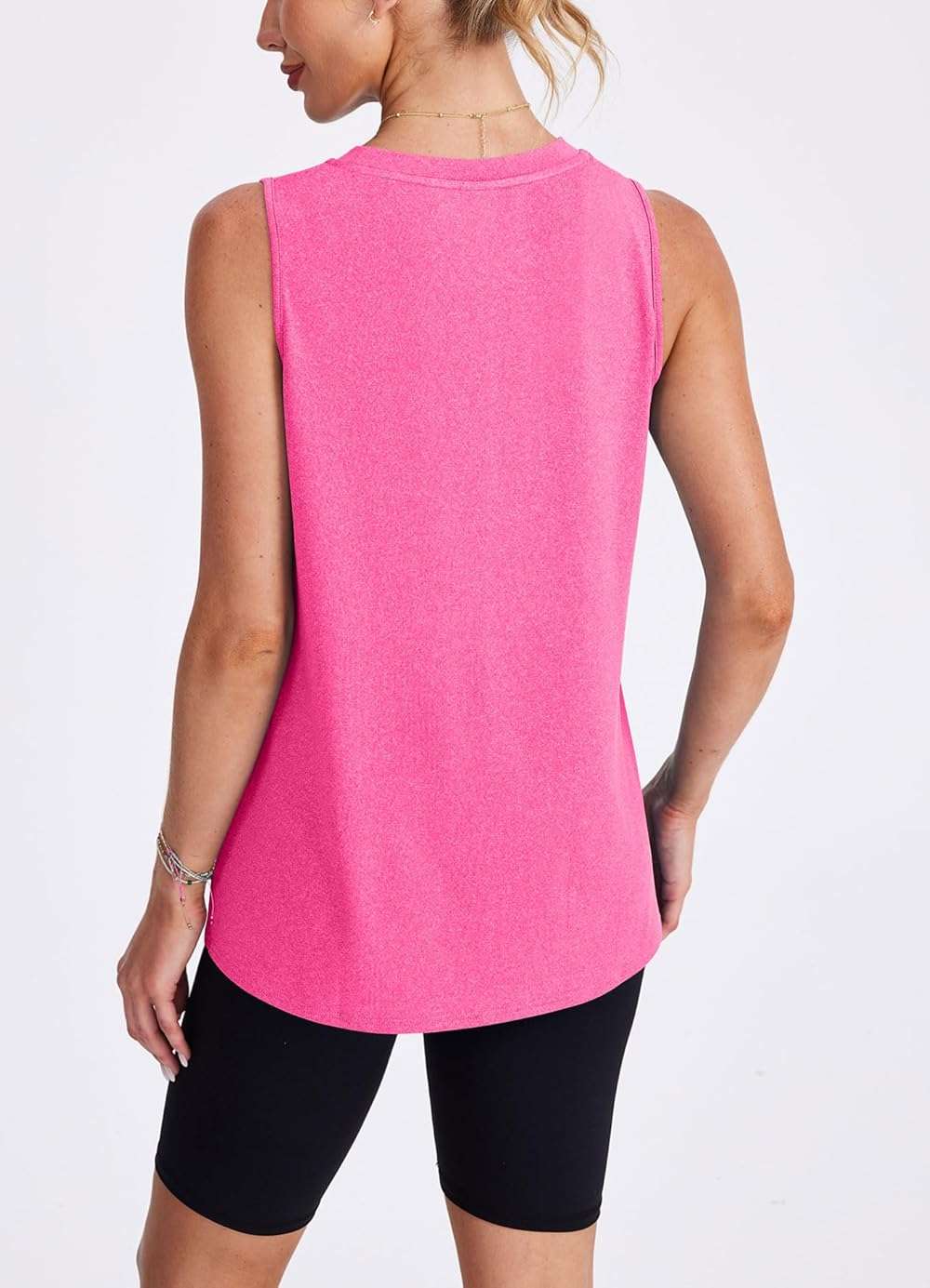 Womens Workout Tank Tops Lightweight Sleeveless Shirts for Women Loose Fit Tops for Athletic Running Tennis Yoga - Image 4