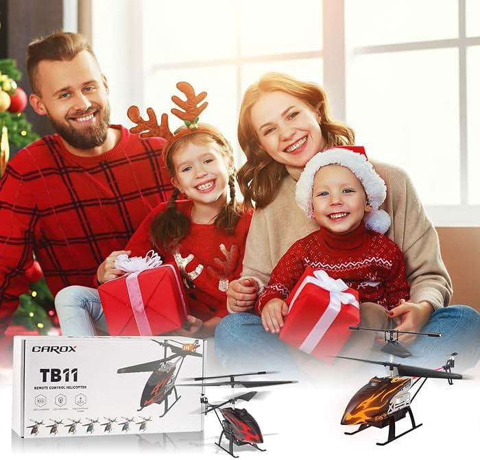 CYLION Remote Control Helicopter for Kids with 30-Minute Flight Time, LED Light Effects, Altitude Hold, One-Key Takeoff/Landing, for Boys and Girls Ages 6+, Perfect Christmas and Birthday Gifts - Image 2