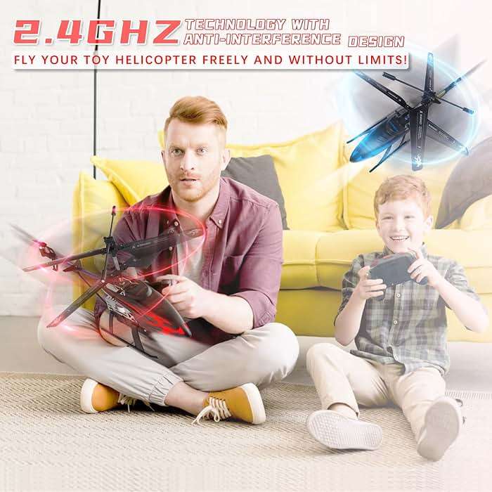 CYLION Remote Control Helicopter for Kids with 30-Minute Flight Time, LED Light Effects, Altitude Hold, One-Key Takeoff/Landing, for Boys and Girls Ages 6+, Perfect Christmas and Birthday Gifts - Image 8