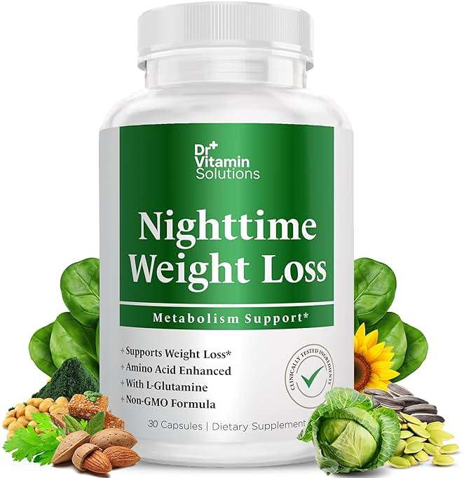 Nighttime Fat Burner Supplements - Appetite Suppressants for Weight Loss - Women & Men, Sleep & Relaxation - Metabolism Booster Weight Loss Pills 30 - Image 1