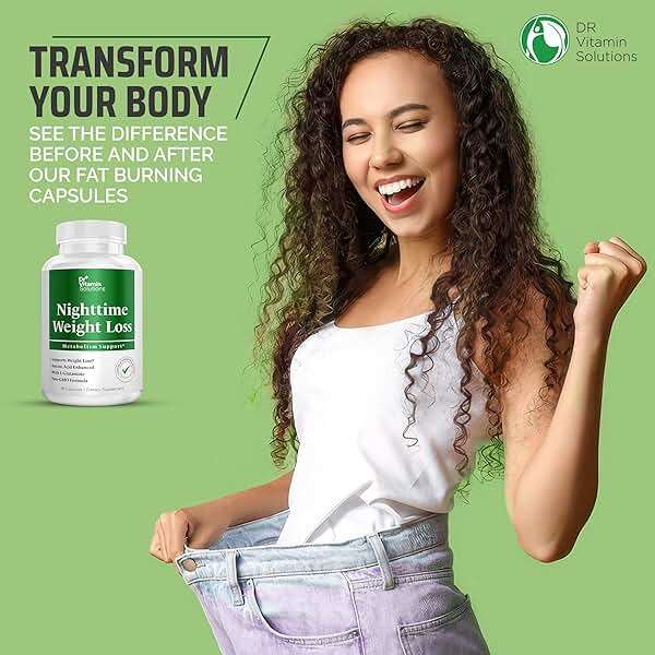 Nighttime Fat Burner Supplements - Appetite Suppressants for Weight Loss - Women & Men, Sleep & Relaxation - Metabolism Booster Weight Loss Pills 30 - Image 8