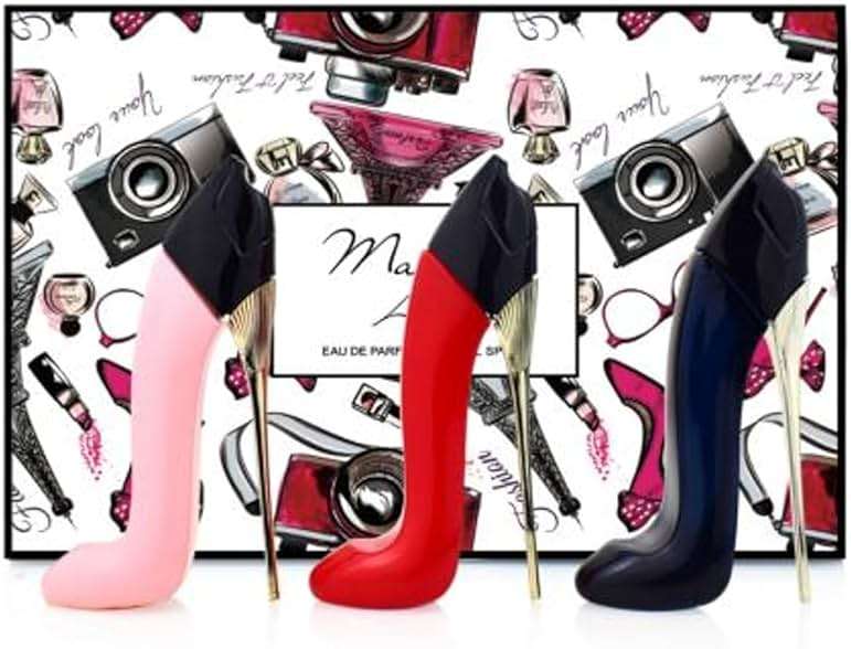 Okian Cool Girl High Heel Perfume Gift Set Box for Women Eau de Parfum 1oz (3Pack) - Image 1