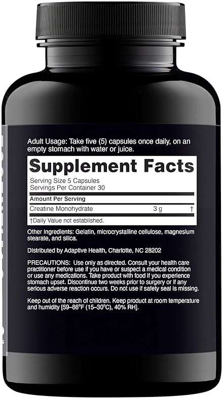 Nugenix Essentials Premium Creatine Monohydrate Pills Supplement, 3000mg, 150 Capsules - Image 2