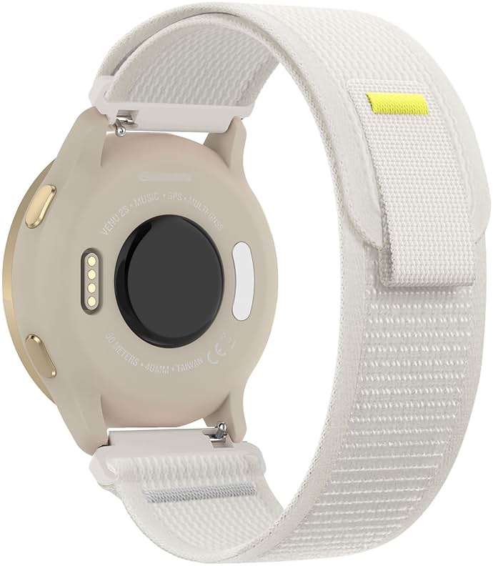 Koazon Trail Loop Nylon 18mm Watch Bands Compatible with Garmin Venu 3S/4 41mm/2S/Vivoactive 4S,Soft Breathable Adjustable Quick Release Sports Strap for Forerunner 265S/255S Music Women Men - Image 1