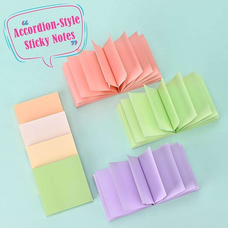 BAYTORY 640 Sheets Pop Paper Up Sticky Notes, 3 x 3 Inches, Morandi Colored Self-Sticky Note Pads, Memo Pads for School Office Home Desk Accessories (Morandi Series) - Image 4