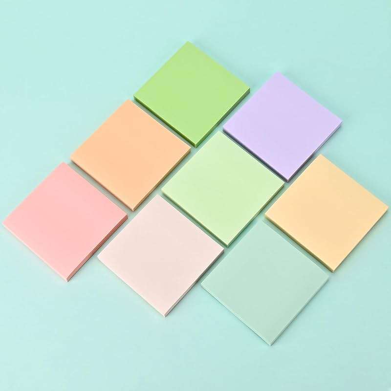 BAYTORY 640 Sheets Pop Paper Up Sticky Notes, 3 x 3 Inches, Morandi Colored Self-Sticky Note Pads, Memo Pads for School Office Home Desk Accessories (Morandi Series) - Image 9