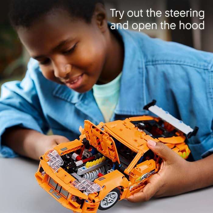 LEGO Technic Fast and Furious Toyota Supra MK4 Building Kit- Toy Car for Kids, Boys, and Girls, Ages 9+ - Creative Gift for Fast and Furious Car Fans - Realistic Engineering Details - 42204 - Image 6