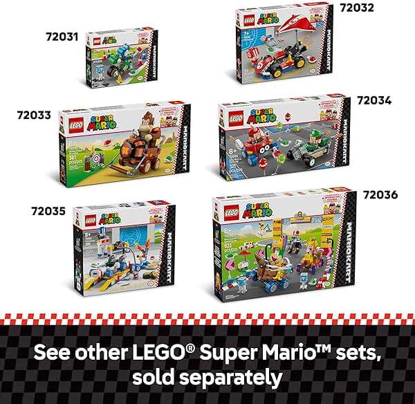 LEGO Super Mario: Mario Kart Baby Mario vs. Baby Luigi - Collectible Toy Building Set for Kids, Boys and Girls, Ages 8+ - Nintendo Toy for Fans - Gift Idea for Birthdays - 72034 - Image 7
