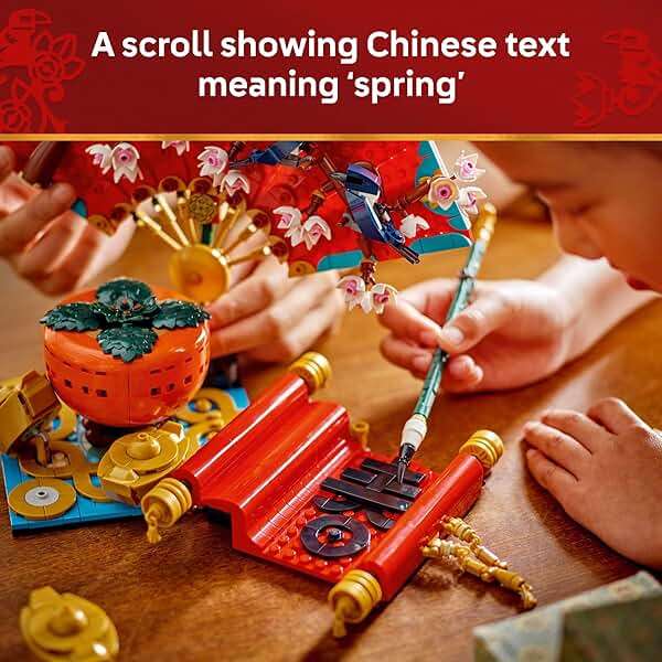 LEGO Spring Festival Good Fortune - Learning and Educational Building Toy - Chinese Festival Toy for Kids, Boys and Girls, Ages 9+ - Cultural Gift for Display and Decor - 80117 - Image 5