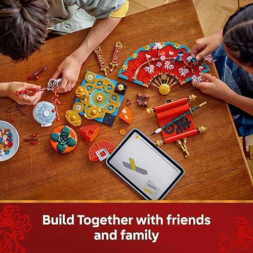 LEGO Spring Festival Good Fortune - Learning and Educational Building Toy - Chinese Festival Toy for Kids, Boys and Girls, Ages 9+ - Cultural Gift for Display and Decor - 80117 - Image 6