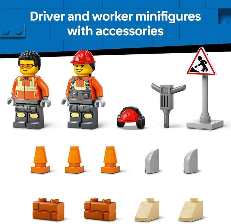 LEGO City Yellow Construction Wheel Loader Building Sensory Toy - Construction Vehicle Toy for Toddlers, Boys and Girls, Ages 4+ - Educational, Learning Gift Idea for Preschoolers - 60450 - Image 6