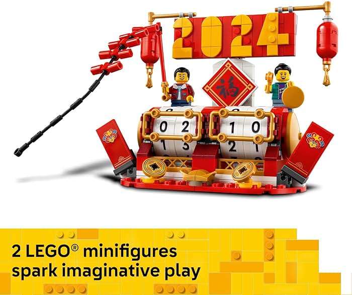 LEGO Festival Calendar - Lunar New Year Building Toy for Kids, Boys and Girls, Ages 10+ - Dragon Boat Festival Learning & Educational Toy - with Calendar for Holiday Decorations - 40678 - Image 6