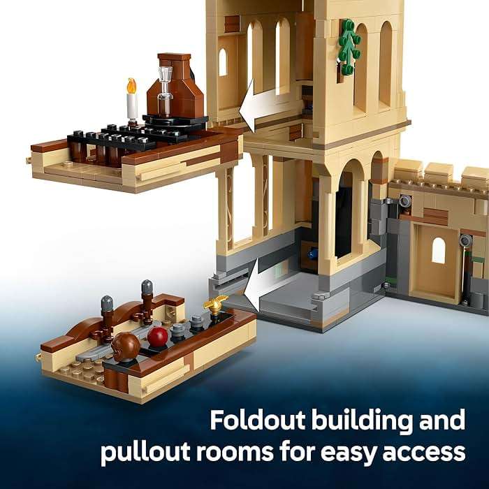 LEGO Harry Potter Hogwarts Castle: Flying Lessons Building Toy - Kids Wizard Toy for Boys and Girls, Harry Potter Fans, Ages 9+ - Gift Idea for Birthdays - 76447 - Image 3