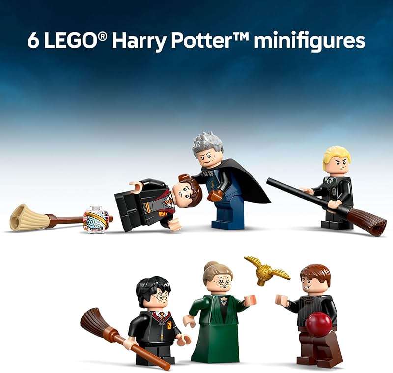 LEGO Harry Potter Hogwarts Castle: Flying Lessons Building Toy - Kids Wizard Toy for Boys and Girls, Harry Potter Fans, Ages 9+ - Gift Idea for Birthdays - 76447 - Image 4