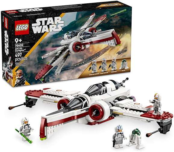 LEGO Star Wars: Revenge of The Sith ARC-170 Starfighter Spaceship Building Toy - Kids Star Wars Toy for Boys and Girls, Ages 9+ - Gift Idea for Birthdays - 75402 - Image 1