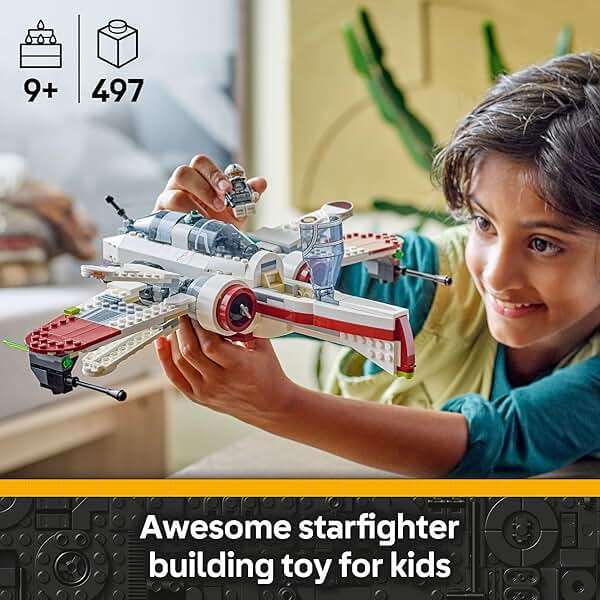 LEGO Star Wars: Revenge of The Sith ARC-170 Starfighter Spaceship Building Toy - Kids Star Wars Toy for Boys and Girls, Ages 9+ - Gift Idea for Birthdays - 75402 - Image 2