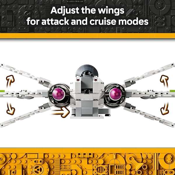 LEGO Star Wars: Revenge of The Sith ARC-170 Starfighter Spaceship Building Toy - Kids Star Wars Toy for Boys and Girls, Ages 9+ - Gift Idea for Birthdays - 75402 - Image 4