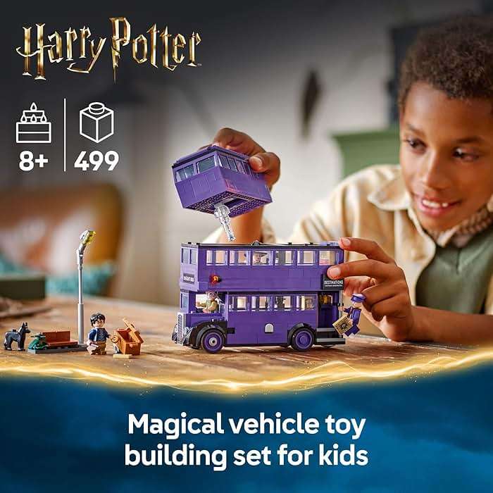 LEGO Harry Potter Knight Bus Adventure - Building Toy for Kids, Boys, and Girls, Ages 8+ - Iconic Bus from Harry Potter and The Prisoner of Azkaban - with 5 Minifigures - Birthday Gift Idea - 76446 - Image 2