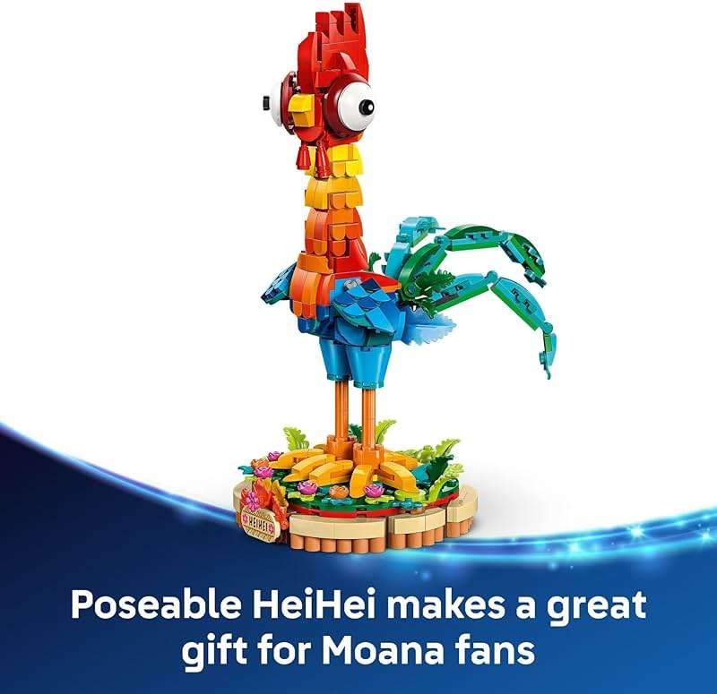 LEGO Disney Moana 2 Heihei - Building Toy for Kids, Girls & Boys, Ages 9+ - Gift for Birthdays - Moana & Disney Toy for Fans - 43272 - Image 3