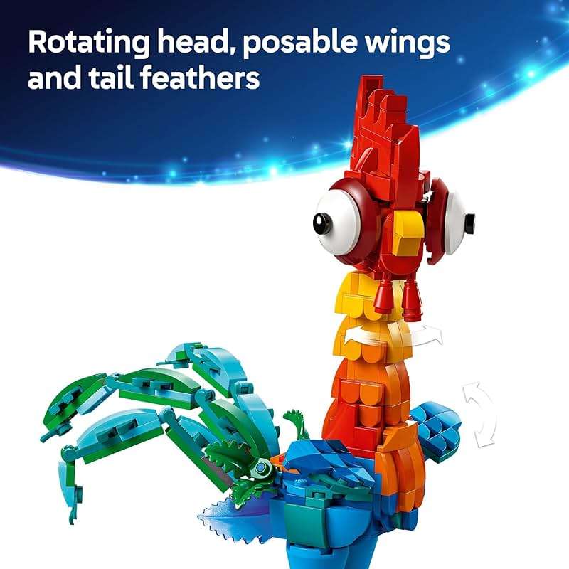 LEGO Disney Moana 2 Heihei - Building Toy for Kids, Girls & Boys, Ages 9+ - Gift for Birthdays - Moana & Disney Toy for Fans - 43272 - Image 4
