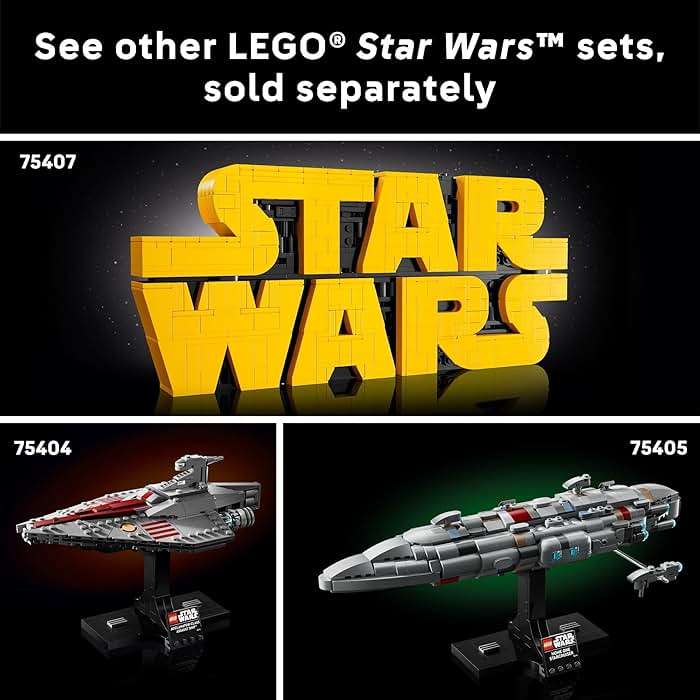 LEGO Star Wars Jango Fett Helmet - DIY Model Kit for Adults 18+ - Collectible Building Set - Room Decor Idea for Attack of The Clones Fans - Gift for Father's Day - 75408 - Image 7