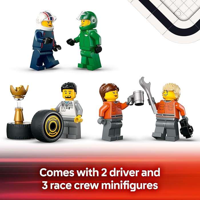LEGO City F1 Truck with RB20 & AMR24 F1 Car Toys - Model Car Building Toy Set for Kids, Boys and Girls, Ages 8+ - Formula 1 Collectible for Fans - Gift Idea for Birthdays - 60445 - Image 6