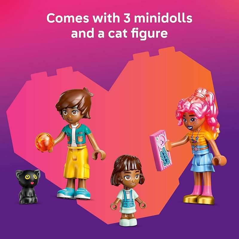 LEGO Friends Heartlake City Candy Store Building Toy - Pretend Playset for Kids, Girls & Boys, Ages 6+ - Gift for Birthdays - W/ 2 Minidolls, a Micro-Doll, and a Cat Figure - 42649 - Image 4