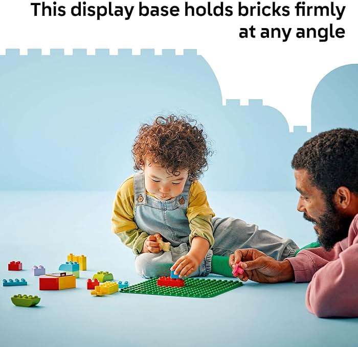 LEGO DUPLO Green Building Plate - Learning and Educational Building Toy for Toddlers, Preschool, Boys and Girls, Ages 1.5+ - Gift Ideas for Birthdays - 10460 - Image 5