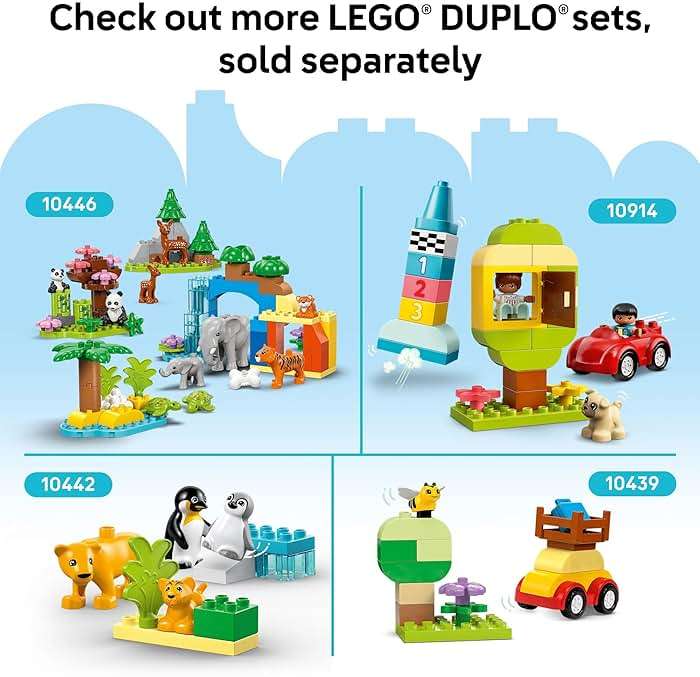 LEGO DUPLO Green Building Plate - Learning and Educational Building Toy for Toddlers, Preschool, Boys and Girls, Ages 1.5+ - Gift Ideas for Birthdays - 10460 - Image 6