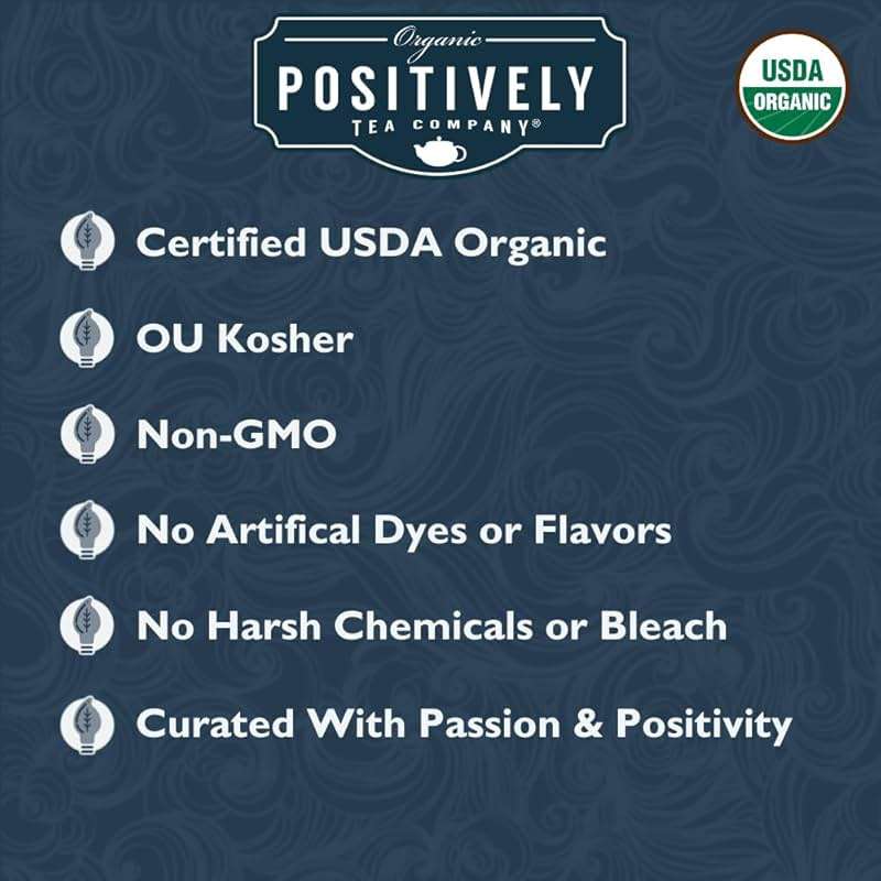 Organic Positively Tea Company, Earl Grey Crème Black Tea, Loose Leaf, 16 Ounce - Image 3