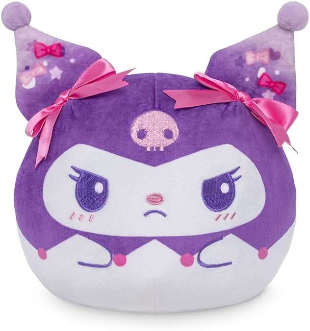 TeeTurtle My Melody and Kuromi Anniversary Edition Reversible 6" Plushie - Pink and Purple - Cute Kawaii Soft Stuffed Animal - Image 1