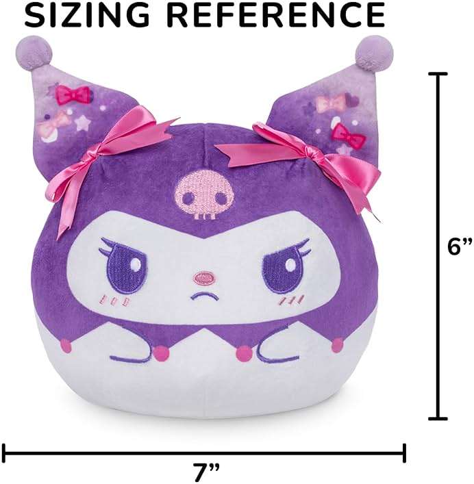 TeeTurtle My Melody and Kuromi Anniversary Edition Reversible 6" Plushie - Pink and Purple - Cute Kawaii Soft Stuffed Animal - Image 4