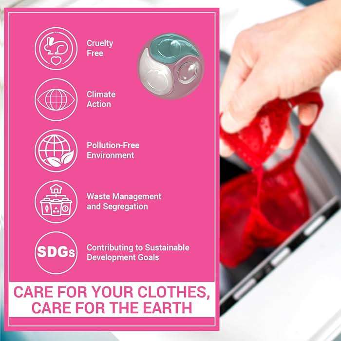 WBM Laundry Pods, 32 Count | Specially Designed for Undergarments With Soft Heaven Fragrance | Laundry Detergent Pods Formulated With Plant-Based Formula and Gentle Stain Remover - Image 7