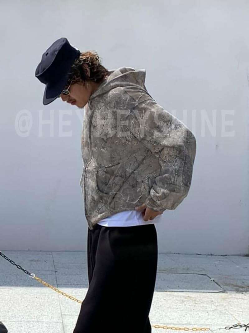 Woman Leopard Cheetah Print Hoodie Camo Hoodie Oversized Sweatshirts Y2k Graphic Hoodies 2000s Streetwear - Image 3