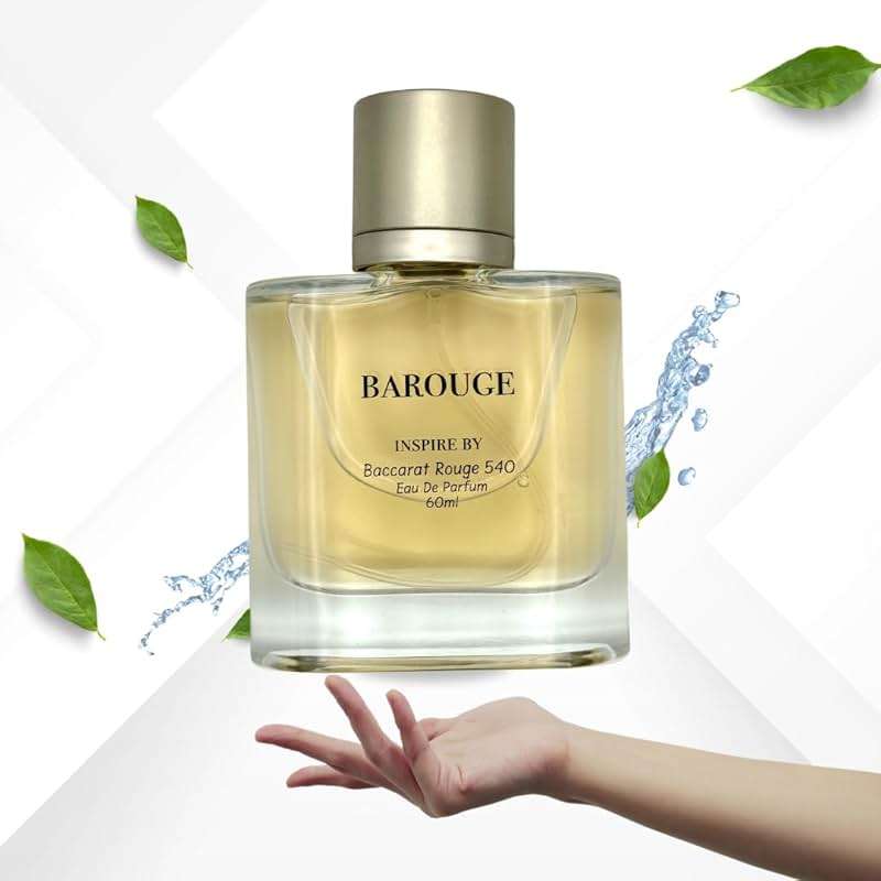 Ambery Saffron Eau de Parfum | Long-Lasting Unisex Luxury Fragrance | 540 Impression | Baccarat Rouge 540 Perfume Women - Image 4