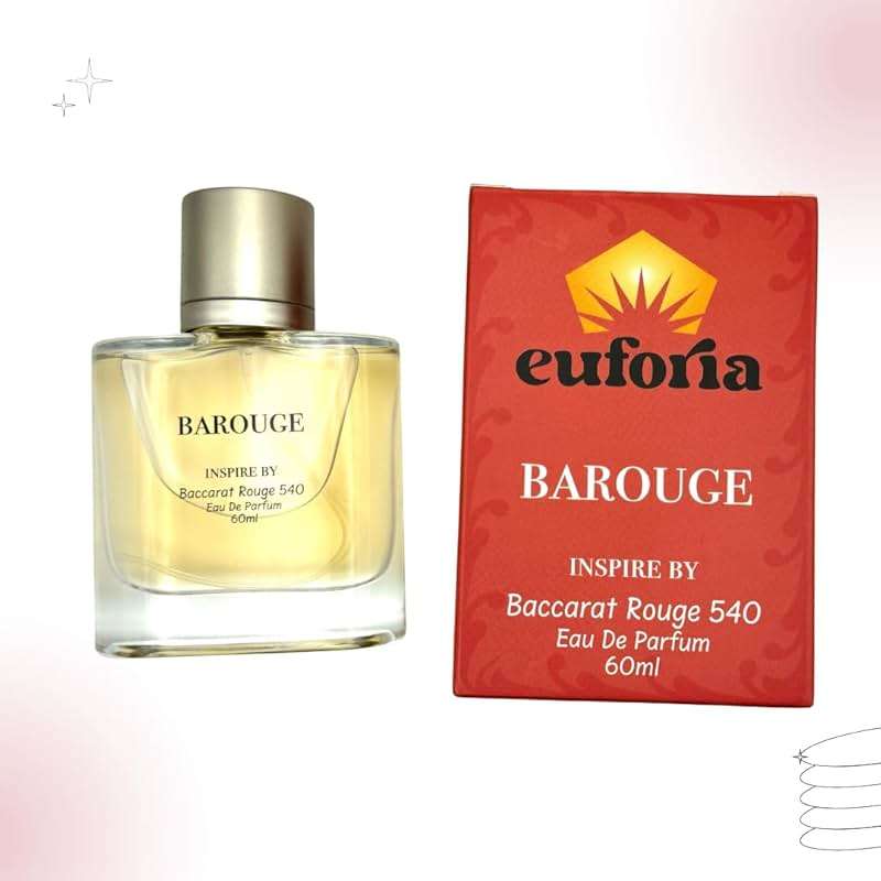 Ambery Saffron Eau de Parfum | Long-Lasting Unisex Luxury Fragrance | 540 Impression | Baccarat Rouge 540 Perfume Women - Image 5