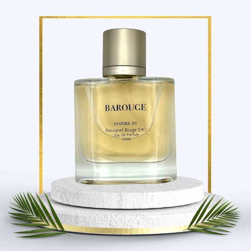 Ambery Saffron Eau de Parfum | Long-Lasting Unisex Luxury Fragrance | 540 Impression | Baccarat Rouge 540 Perfume Women - Image 6