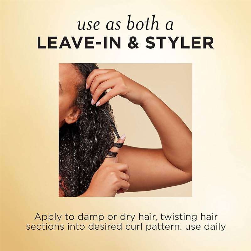 Pantene Miracle Rescue Curl Define & Shine Leave-On Conditioner, 10.1 FL OZ - Image 5