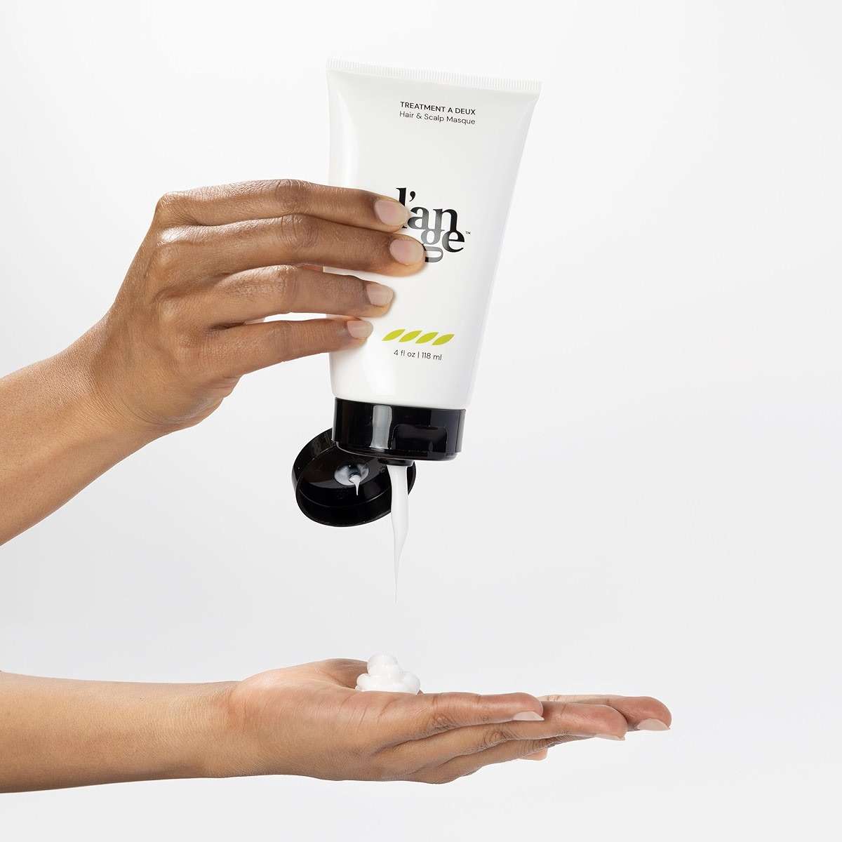 L'ANGE HAIR Treatment A Deux Hair & Scalp Masque - Scalp Treatment & Hydrating Hair Mask for Women - Nourishing Hair Masks with Tea Tree, Neem & Jojoba Oils - Balances Scalp & Increases Shine - Image 3