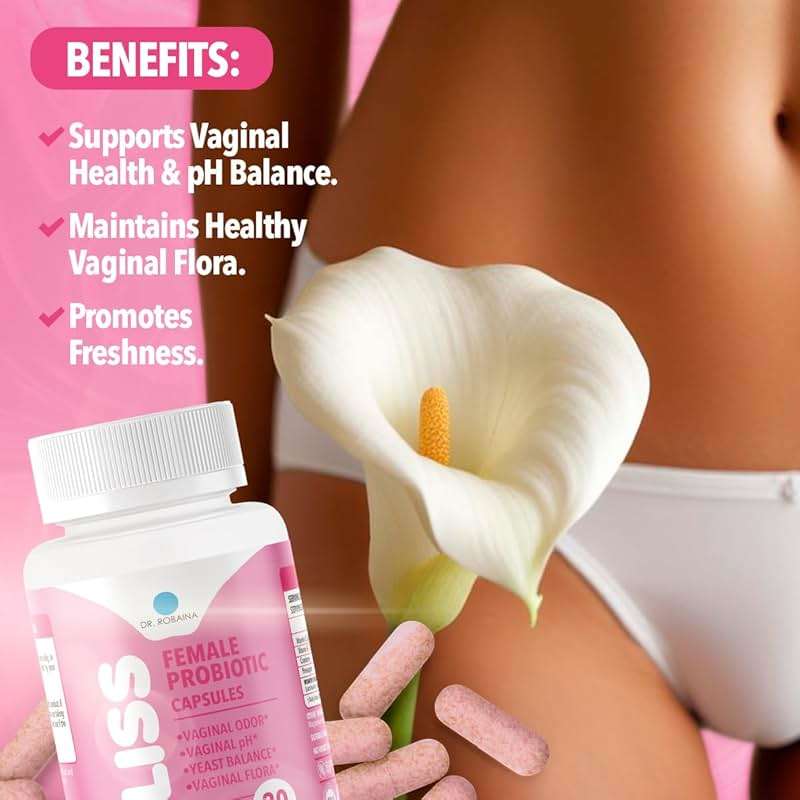 Dr. Robaina Women’s Daily Vaginal Probiotic + Cranberry & Pineapple, 5 B CFU Lactobacillus (rhamnosus, reuteri, gasseri, crispatus), pH Balance & Odor Control, Vitamin C & B-12, 30 Vegan Capsules - Image 5