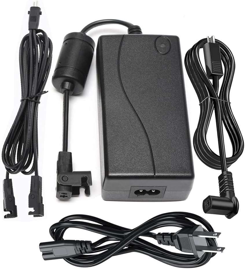 Universal Dual Motor Power Supply Transformer with AC Power Cord, L Shape DC Extension Cable and Y Splitter Cord,29V 2A Recliner Power Supply Kit-4-Piece for Recliner, Lift Chairs and Sofa - Image 1
