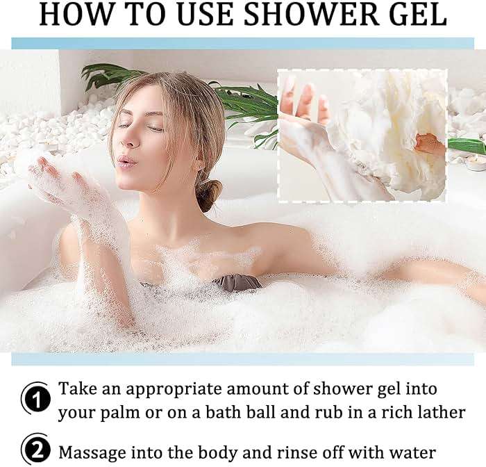 Goat Milk Body Wash,Gentle Silk Soft Foaming Milk Bath,Moisturizing Body Cleanser for All Skin - Image 7