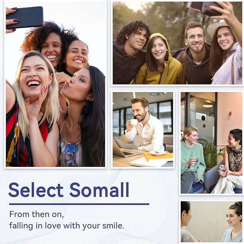 Somall Teeth Whitening Kit - Professional Tooth Whitening Gel LED Light System, 35% Carbamide Peroxide, 3ml Gel Syringes(3), Remineralization Desensitizing Gel(1), and teeth whitening light - Image 6