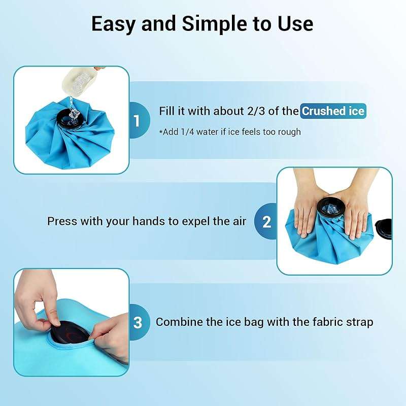 Comfytemp Knee Ice Pack Wrap, Wearable Ice Bags for Injuries Reusable, Knee Replacement Surgery, Meniscus Tear, 1H Long Lasting, Hot & Cold Therapy for Arthritis, ACL, Running Recovery - Image 7