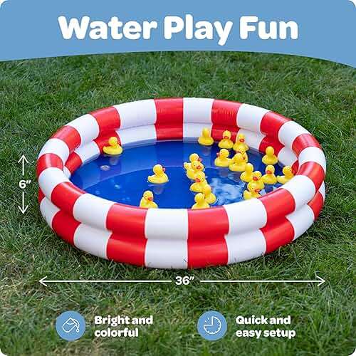 Duck Pond Matching Carnival Game, Outdoor Games for Kids Birthday Party Field Day Fun Activities for Kids 4-8, 3-5 - Outdoor Water Toys and Games for Backyard, Memory Game, Easter Gift Summer Toy - Image 2
