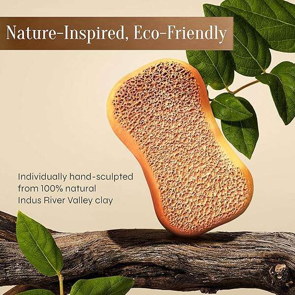 Facón Pumice Stone for Feet Callus Remover - Terra-Cotta Foot Scrubber with 2 Sides, 100% Pure Natural Foot Pumice Stone, Pedicure Pumice Stone Scrubber, Foot Exfoliator, Removes Calluses & Dead Skin - Image 7