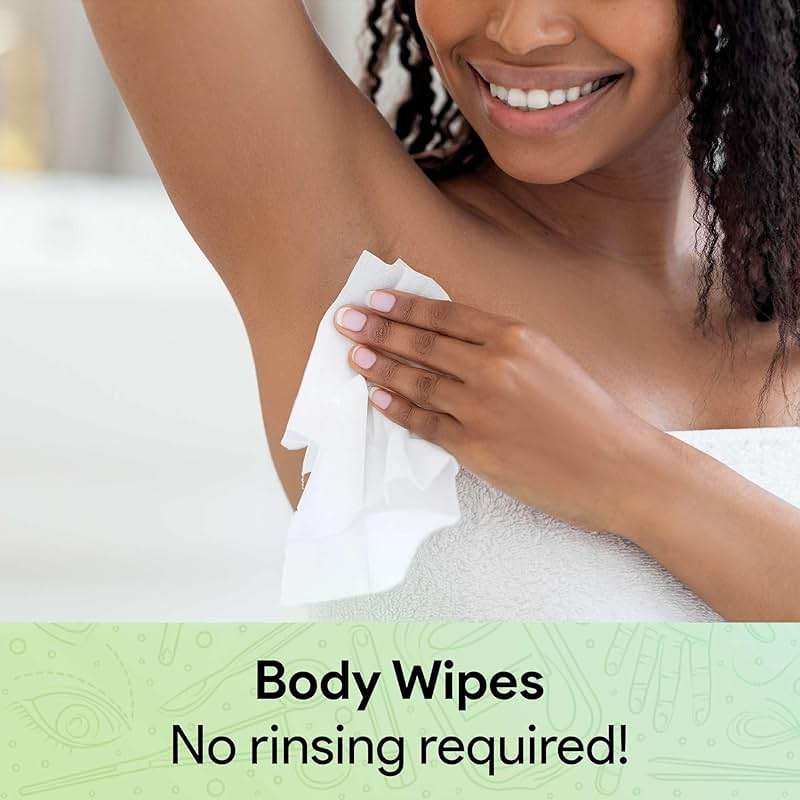 XL Adult Body Wipes for Women and Men - 1 Pack of 8 Travel Cleansing Wipes - 10x10 Large for Camping, Gym, Travel, and More - Image 3
