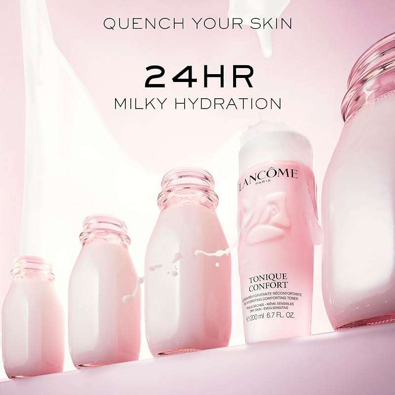 Lancôme Tonique Confort Hyaluronic Acid Toner - Hydrating & Purifying Toner for Radiant & Smooth Skin Texture - Lightweight, Milky Toner - Suitable for all skin types - Image 7